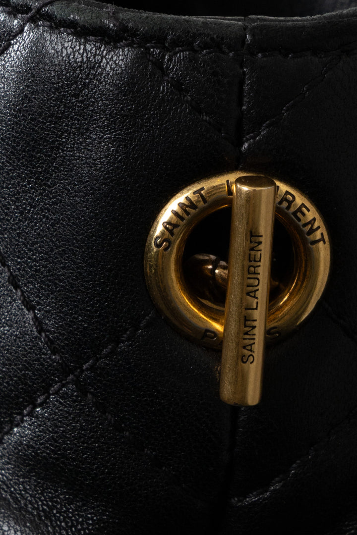 Sac cabas Icare noir SAINT LAURENT