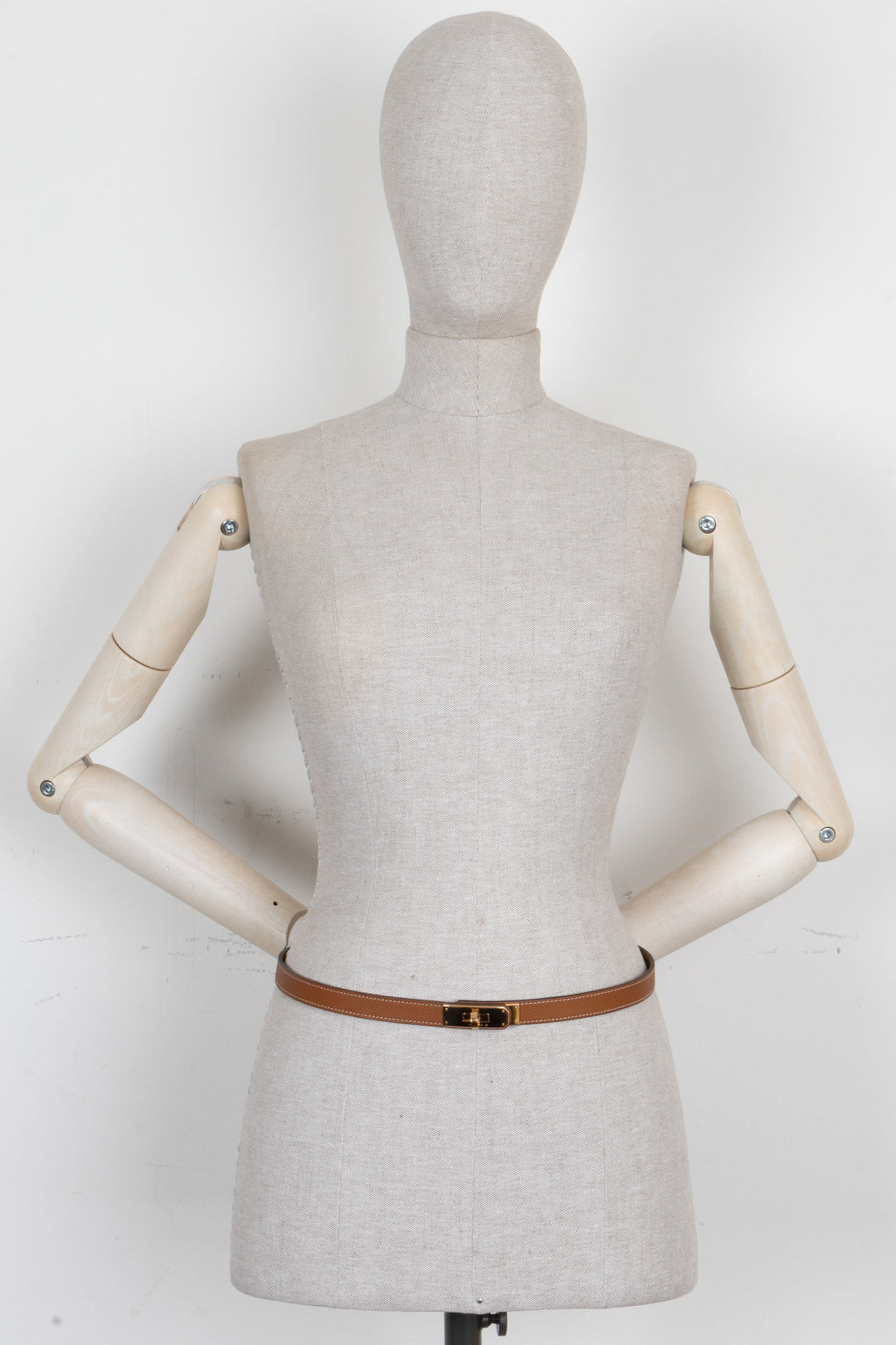 HERMÈS Kelly Belt Epsom Leather Gold