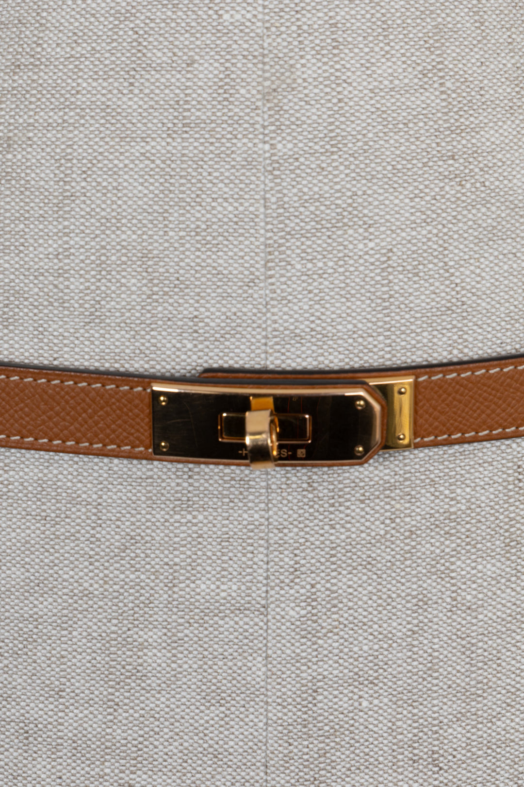 HERMÈS Kelly Belt Epsom Leather Gold