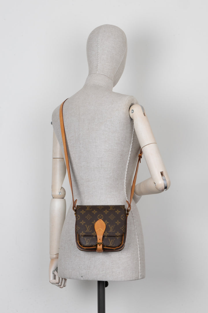 LOUIS VUITTON Cartouchiere PM Crossbody Bag MNG Canvas
