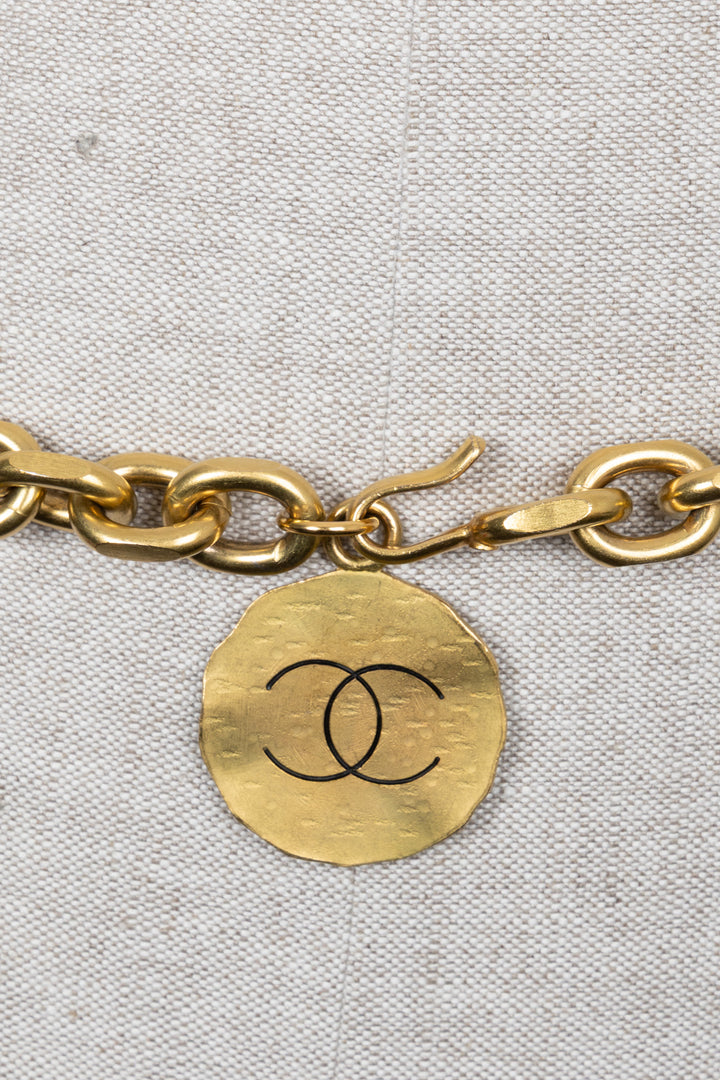 CHANEL Vintage 1994 Chain Belt Gold