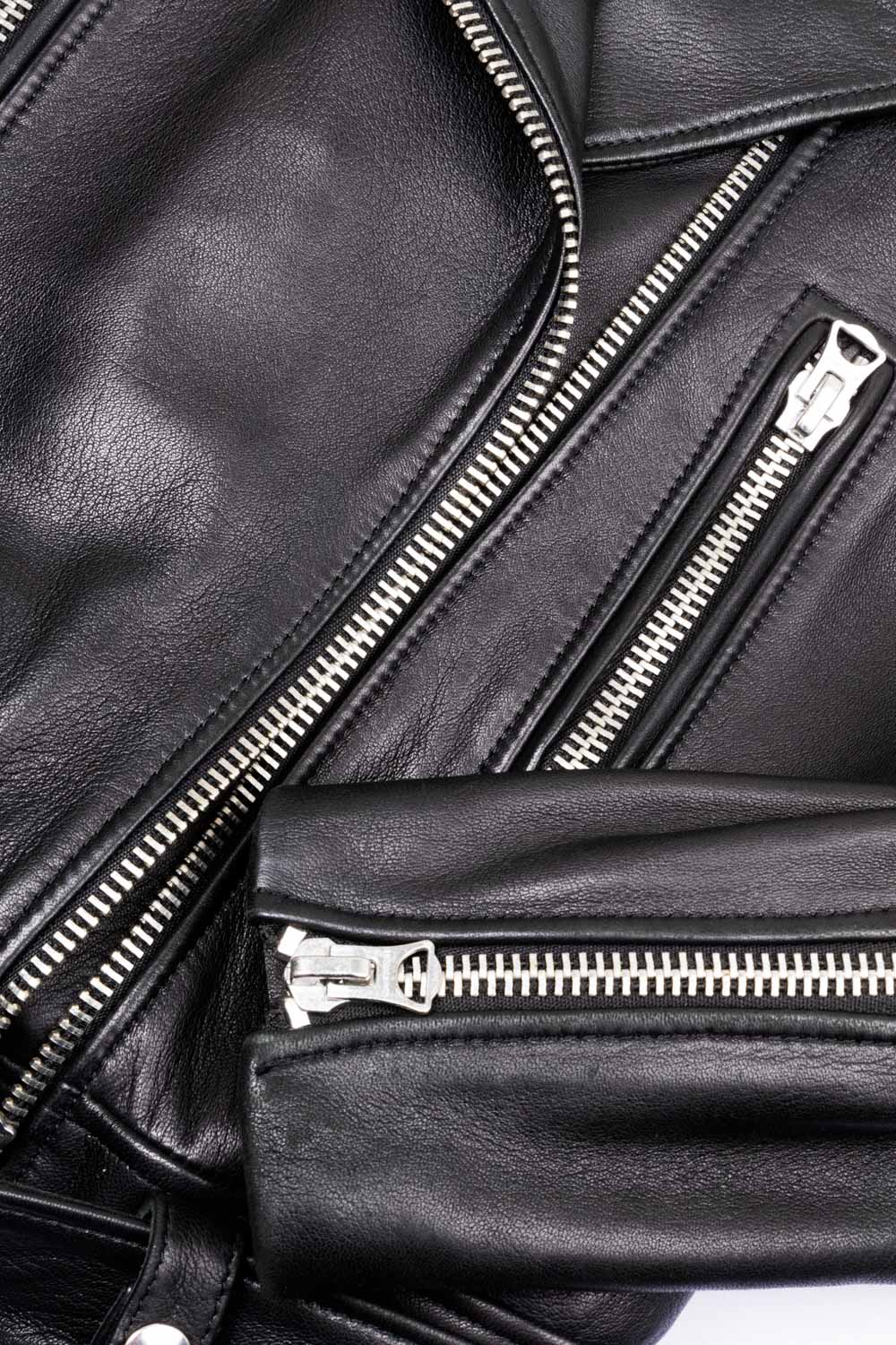ACNE STUDIOS Leather Biker Jacket Black