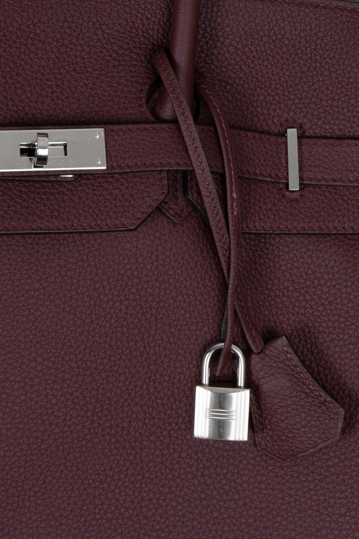 HERMÈS Birkin 35 Retourne Togo Bordeaux