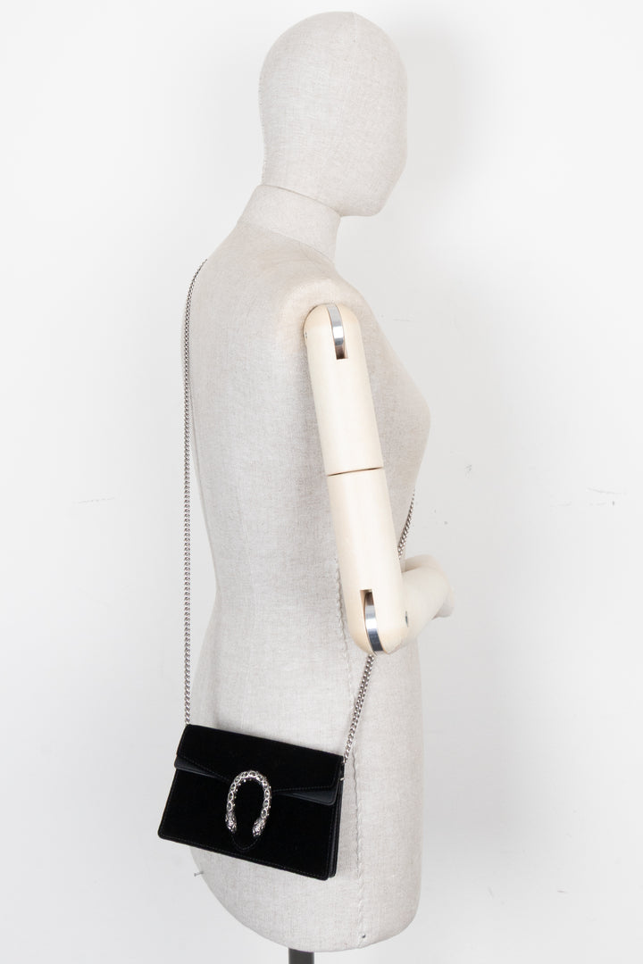 GUCCI Dionysus Mini Black Velvet