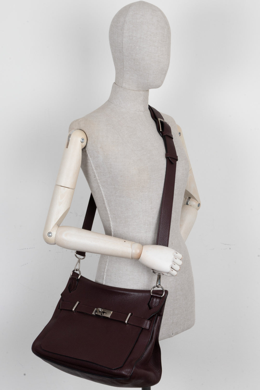 HERMÈS Jypsiere 34 Clemence Plum