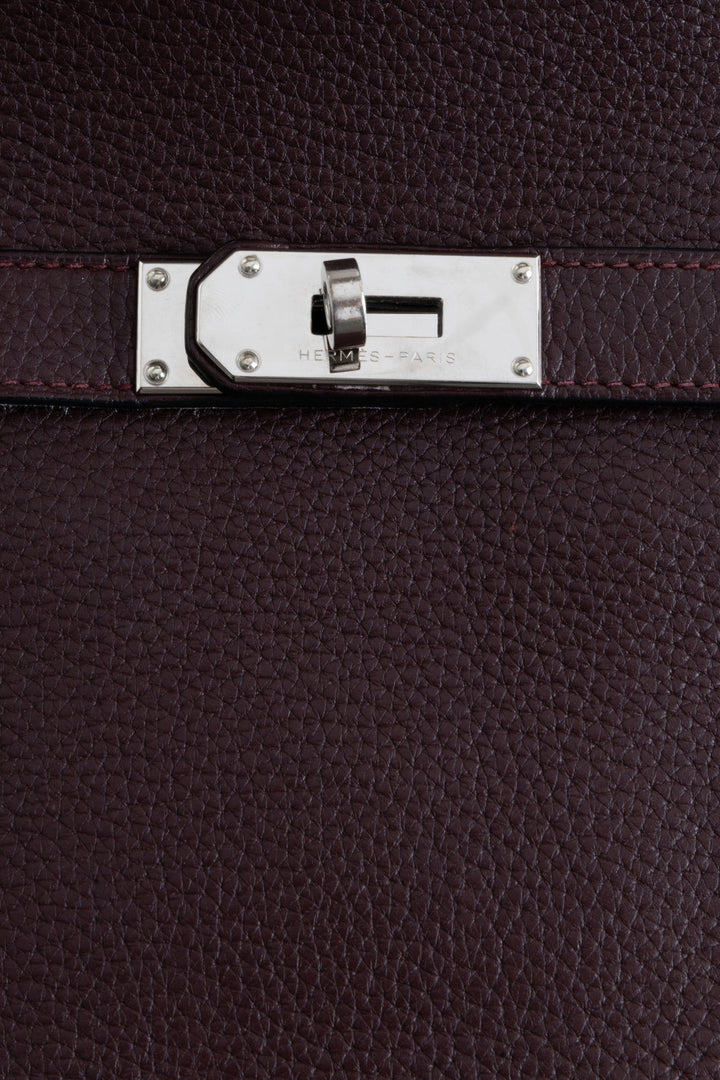 HERMÈS Jypsiere 34 Clemence Plum