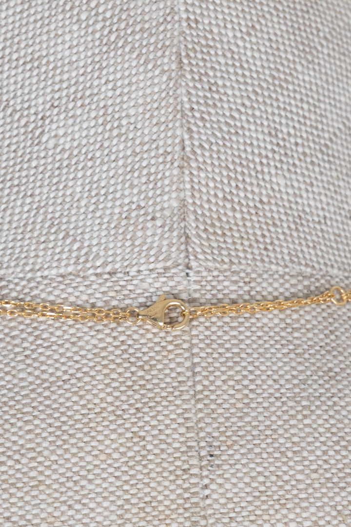 CARTIER Love Pendant 2 Diamonds Necklace 18k Yellow Gold