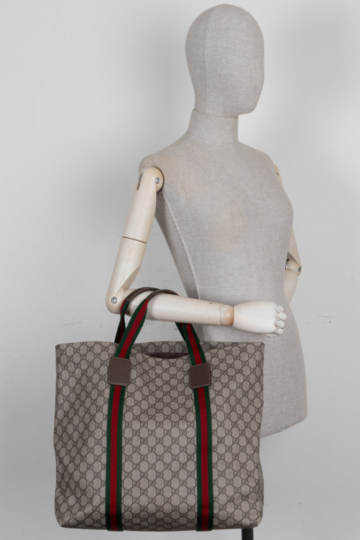 Sac cabas GUCCI GG en toile