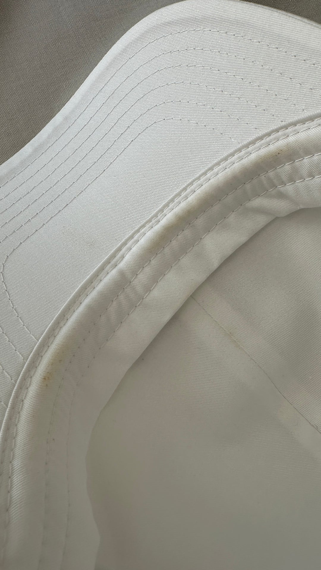 CELINE Triomphe Logo Cap White