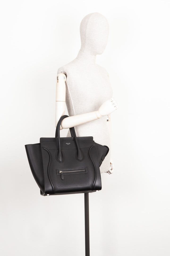 CÉLINE Mini Luggage Bag Black