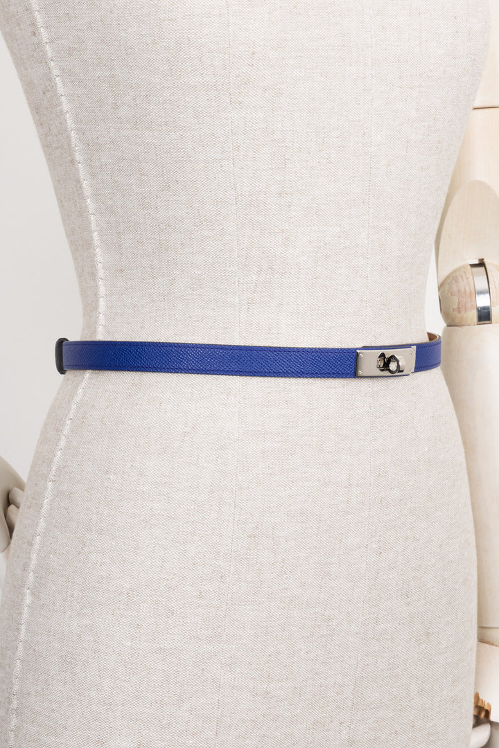 HERMÈS Kelly Belt 18 Royal Blue