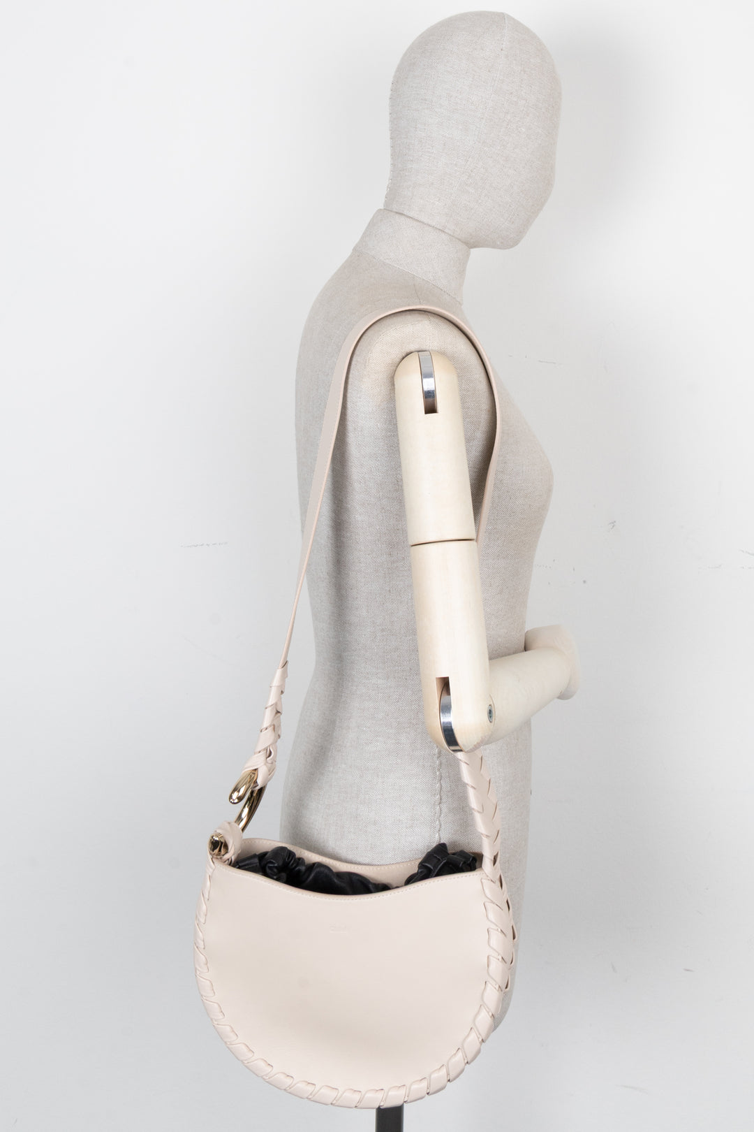 CHLOÉ Small Mate Hobo Bag Ivory