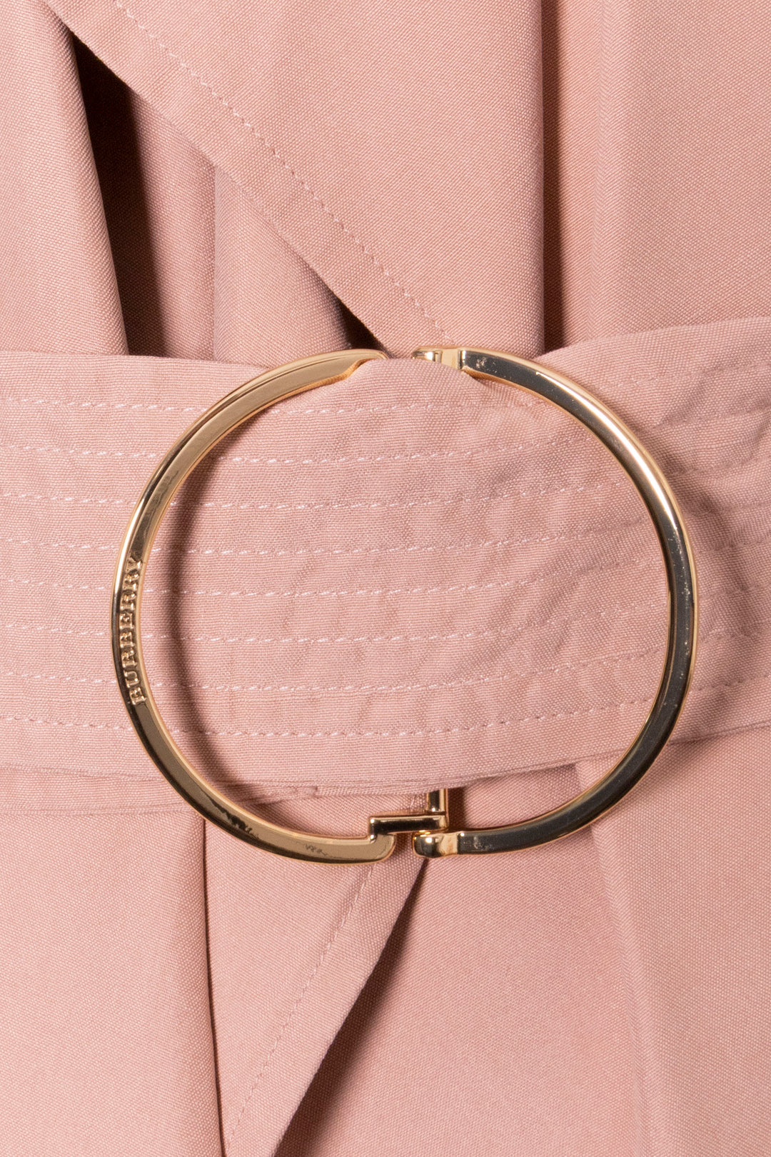 BURBERRY Trench Coat Short Silk Rose
