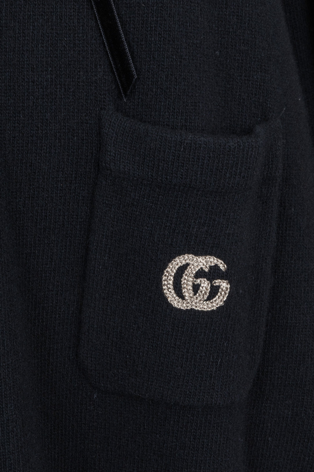 Robe en maille GUCCI en laine noire