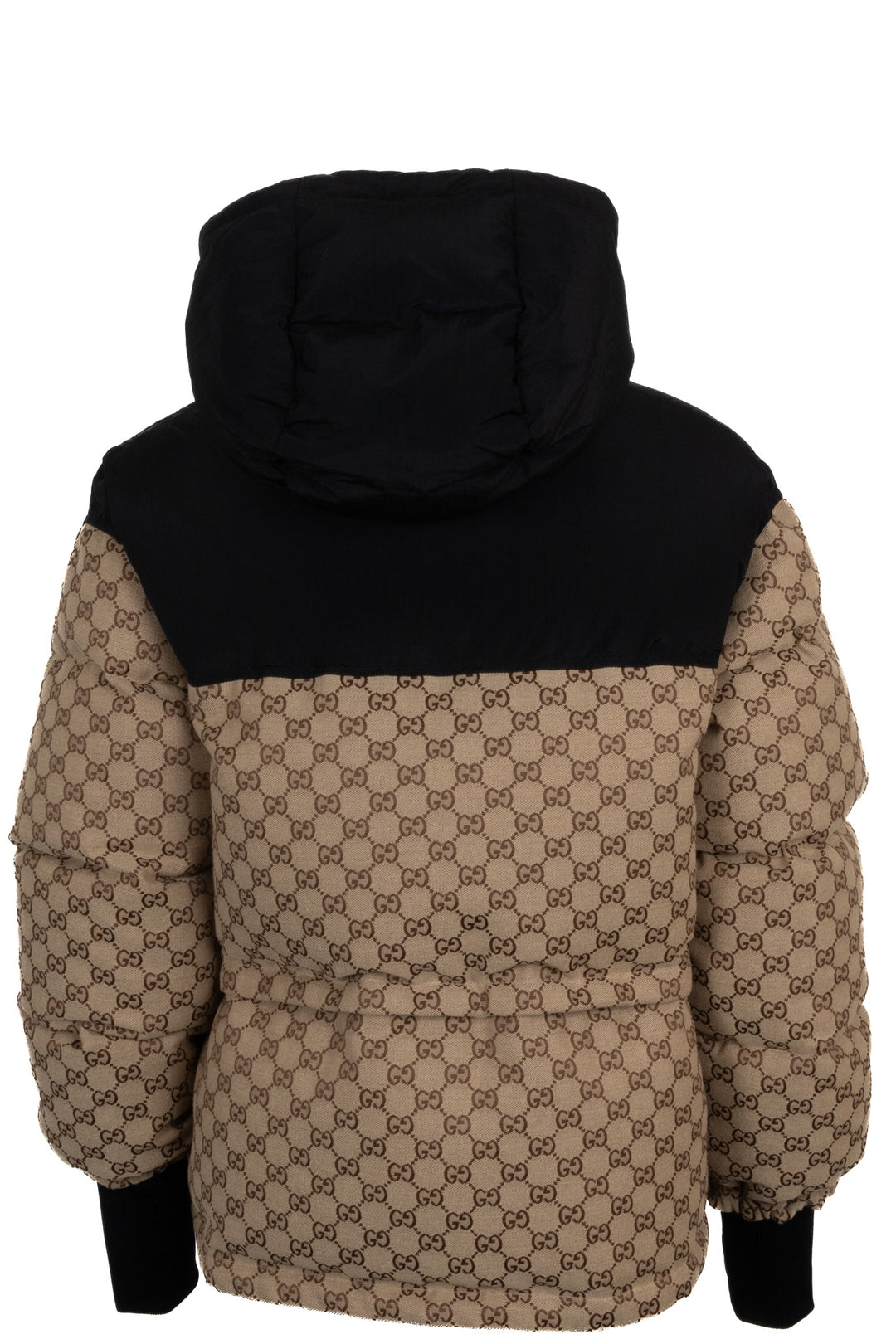 Doudoune GUCCI GG en coton beige