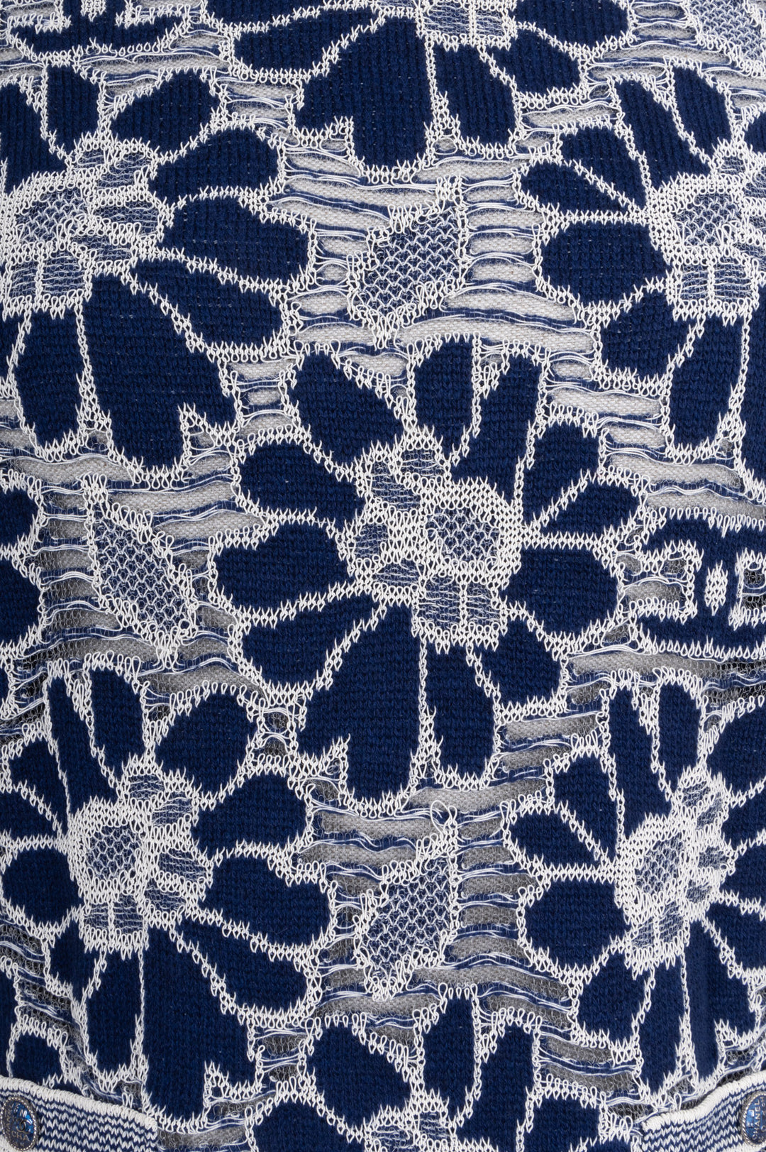 CHANEL Camellia Knit Deux Piece Blue 2020