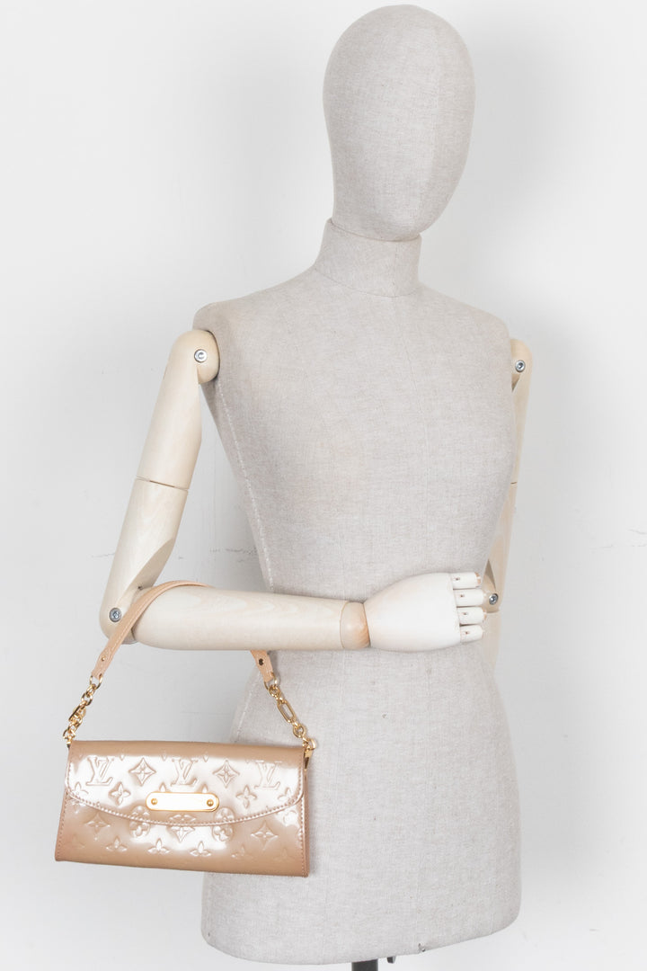 LOUIS VUITTON Sunset Boulevard Bag Vernis Beige