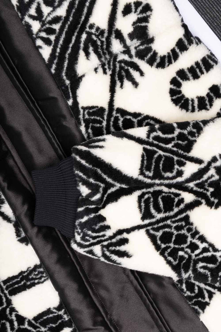 LOUIS VUITTON x Fornasetti Jacquard Fleece Jacket Black & White