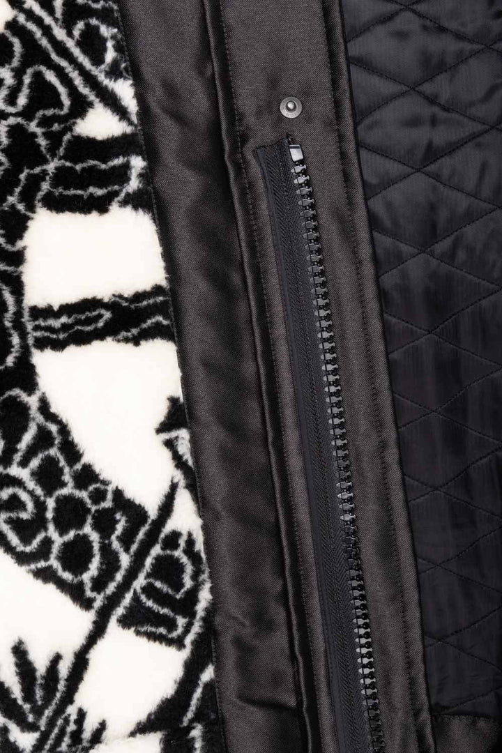 LOUIS VUITTON x Fornasetti Jacquard Fleece Jacket Black & White