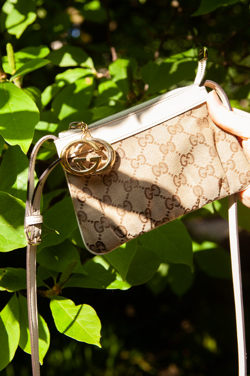 GUCCI Mini Crossbody Bag GG Canvas