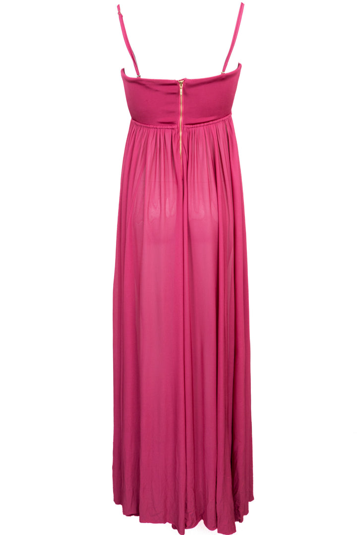 ZIMMERMANN Luna Bandeau Maxi Dress Pink