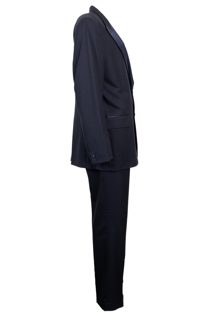 SAINT LAURENT Navy Wool Suit