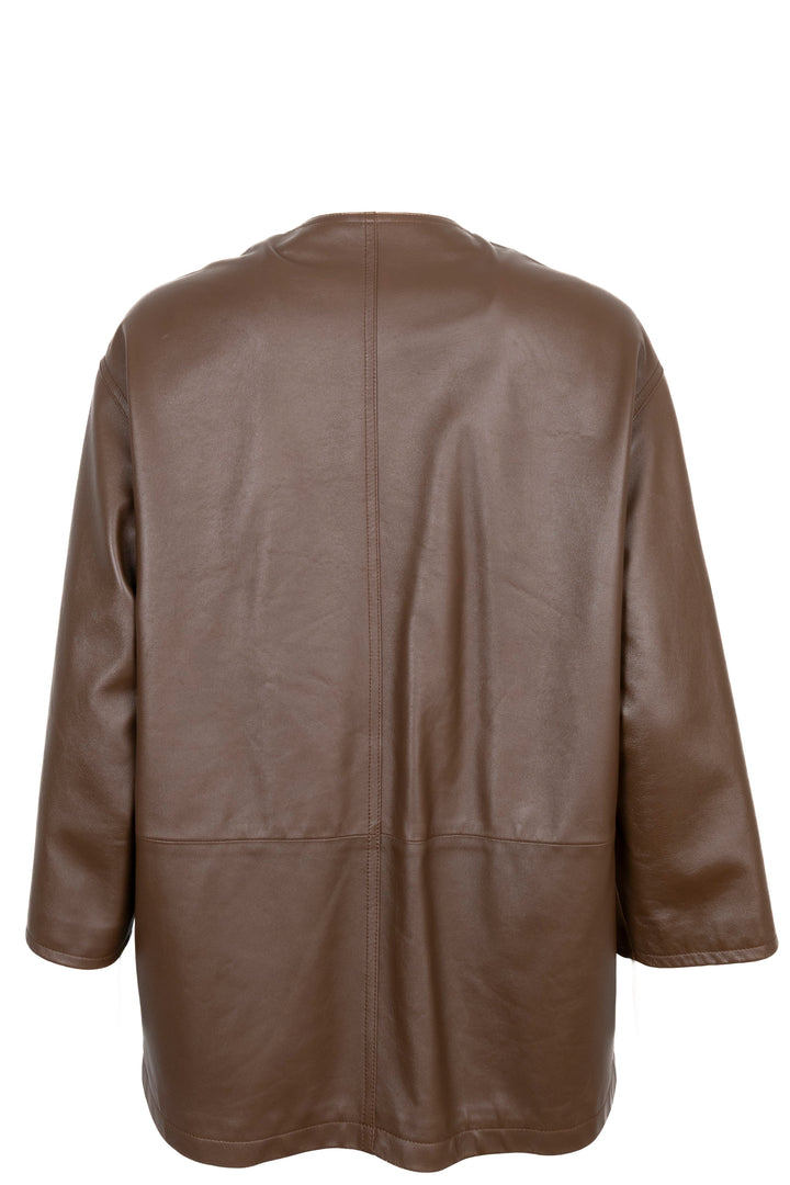 Veste CELINE en cuir marron