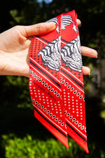 HERMÈS Les Zebres Twilly Red