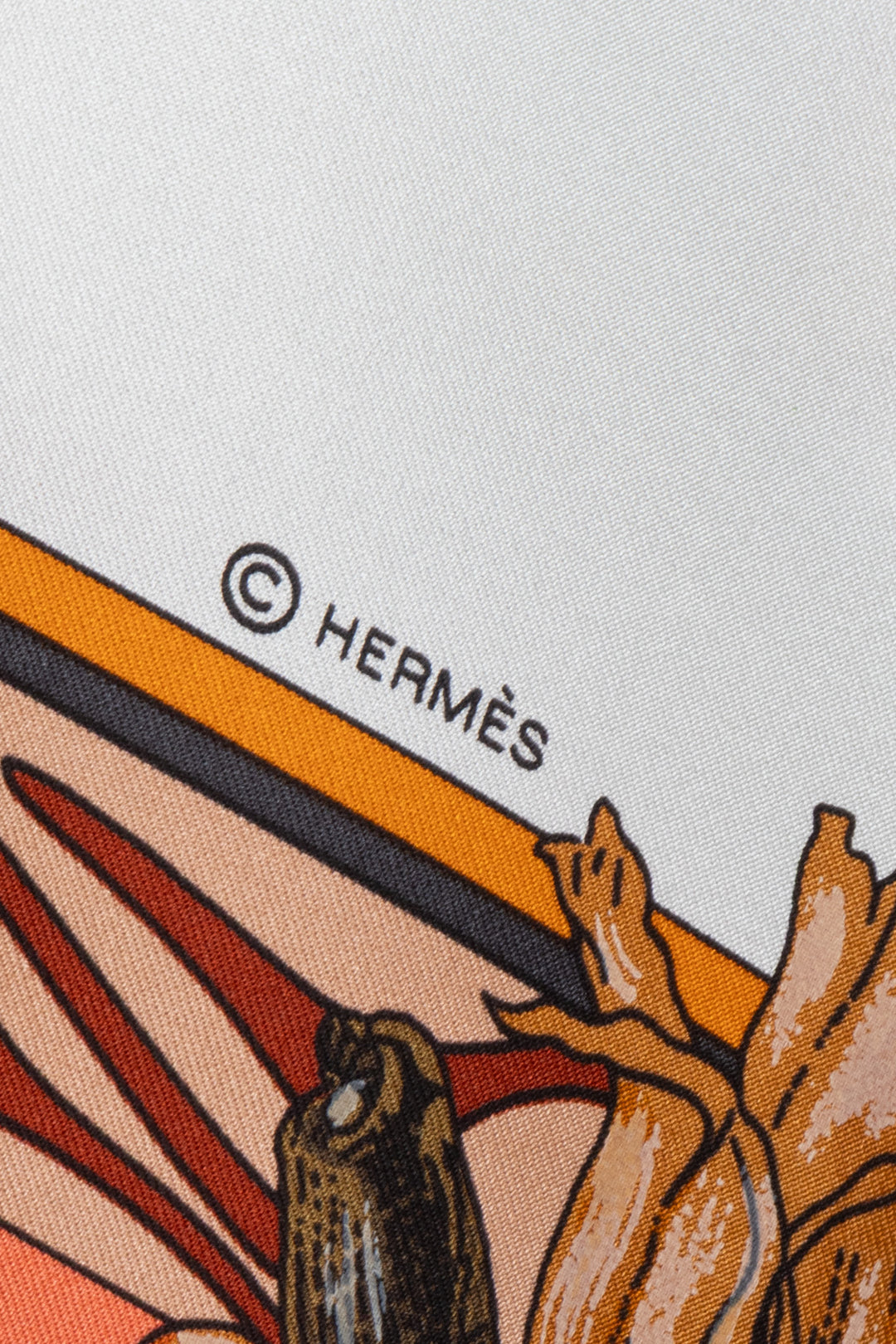 HERMÈS Kachinas Carré 140 Silk Red White