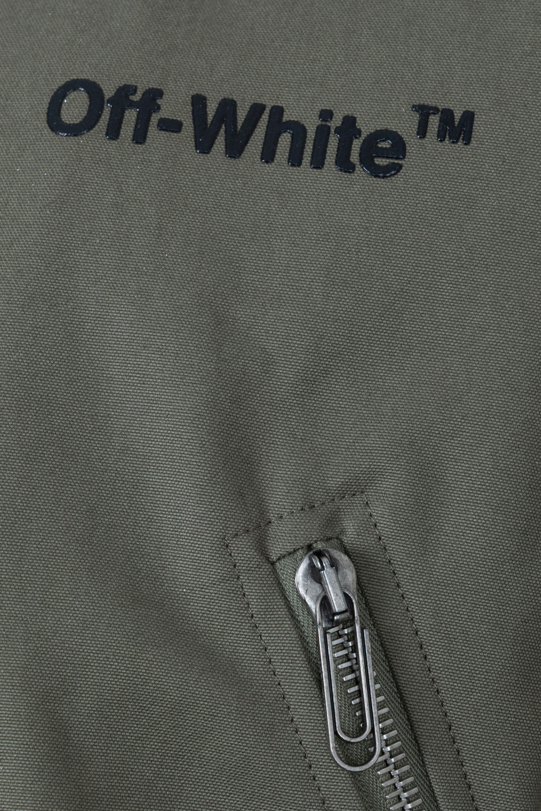 OFF-WHITE Seasonal Bomber Jacket Cotton Green