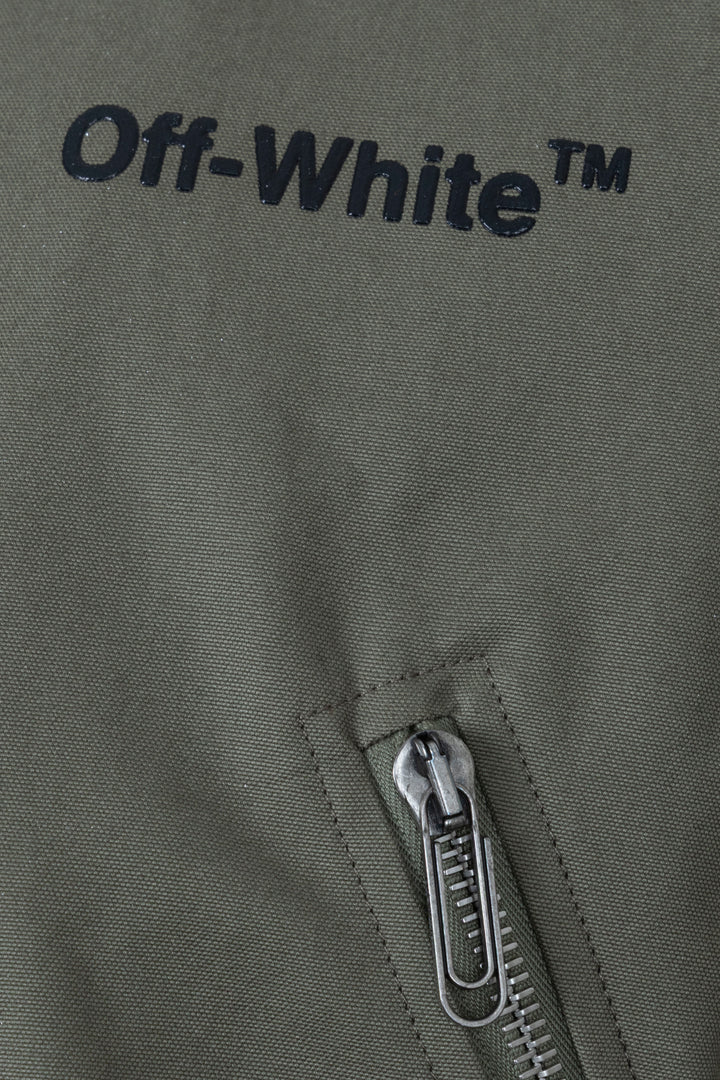 OFF-WHITE Seasonal Bomber Jacket Cotton Green