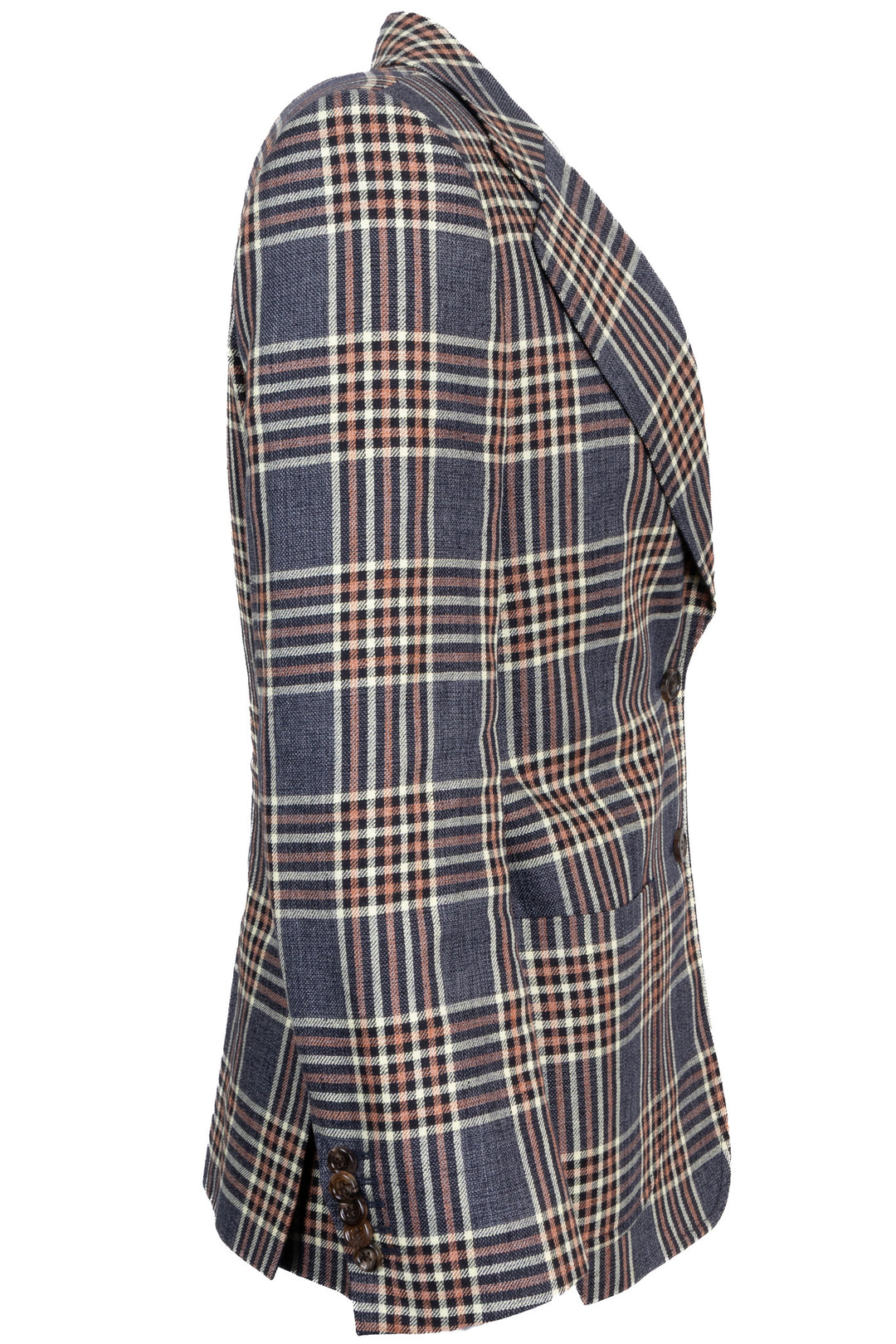 GUCCI Veste blazer à carreaux 2022 en lin violet