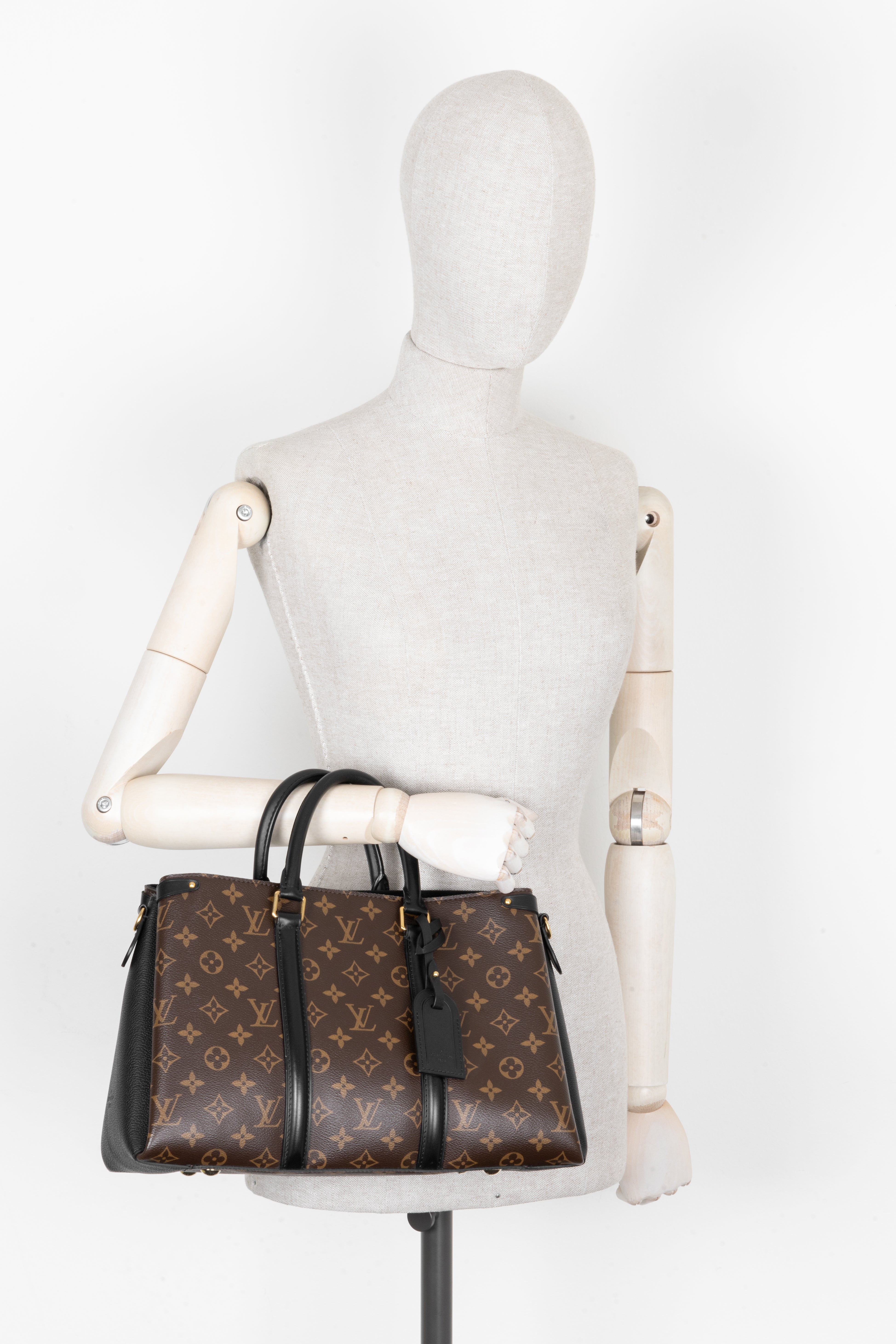 LOUIS VUITTON Soufflot MM Handbag MNG Canvas – REAWAKE