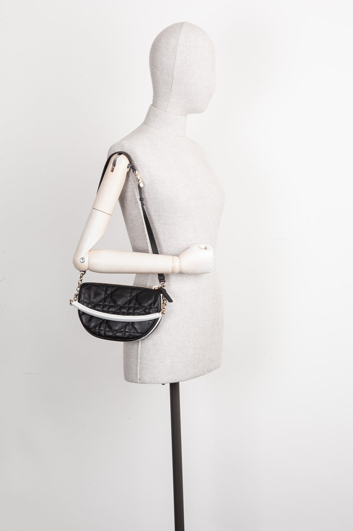 CHRISTIAN DIOR Vibe Hobo Sac Petit Noir