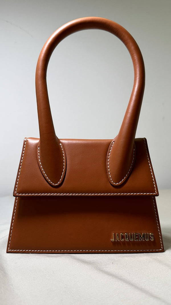 JACQUEMUS Le Chiquito Moyen Bag Brown
