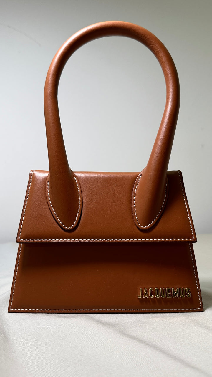 JACQUEMUS Le Chiquito Moyen Bag Brown