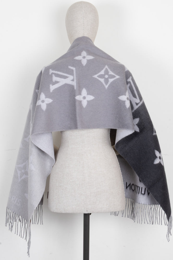 Écharpe Reykjavik Gradient en cachemire gris LOUIS VUITTON