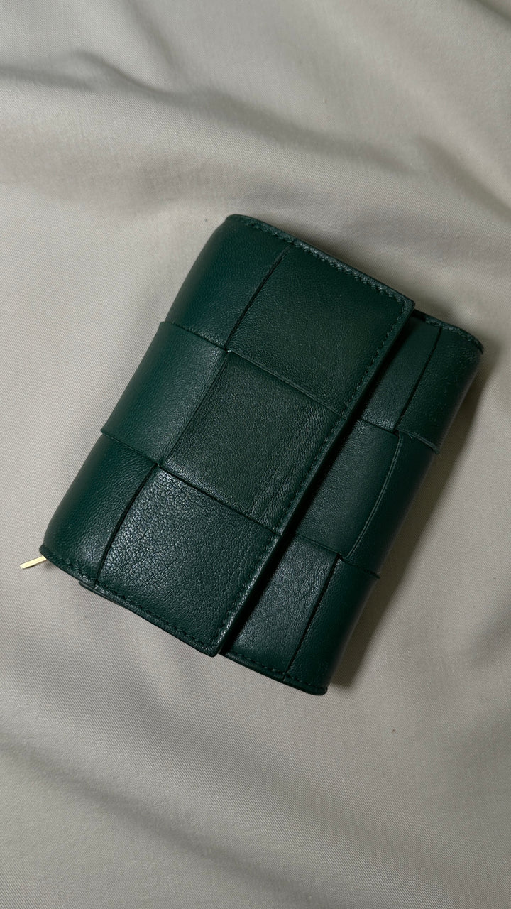 BOTTEGA VENETTA Cassette Wallet Green