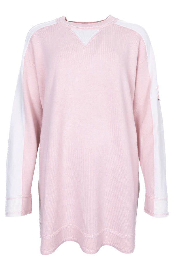 Robe CHANEL 2023 à sequins CC rose cachemire