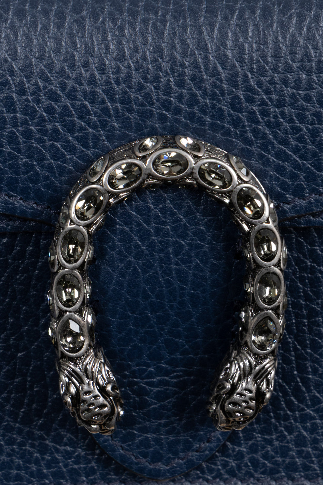 GUCCI Super Mini Dionysus Bag Leather Navy