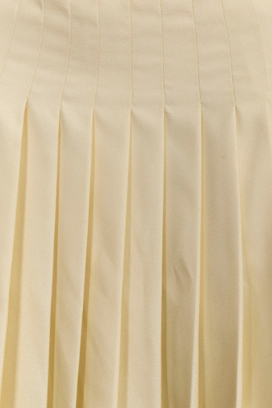 PRADA Pleated Midi Skirt Yellow