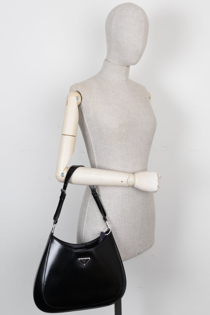 PRADA Cleo Shoulder Bag Black