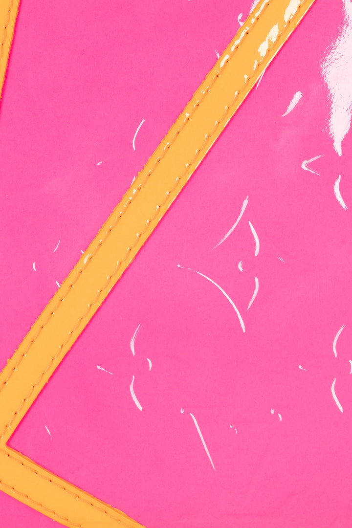 LOUIS VUITTON x Robert Wilson Lexington Pochette Vernis Fluo Neon Pink