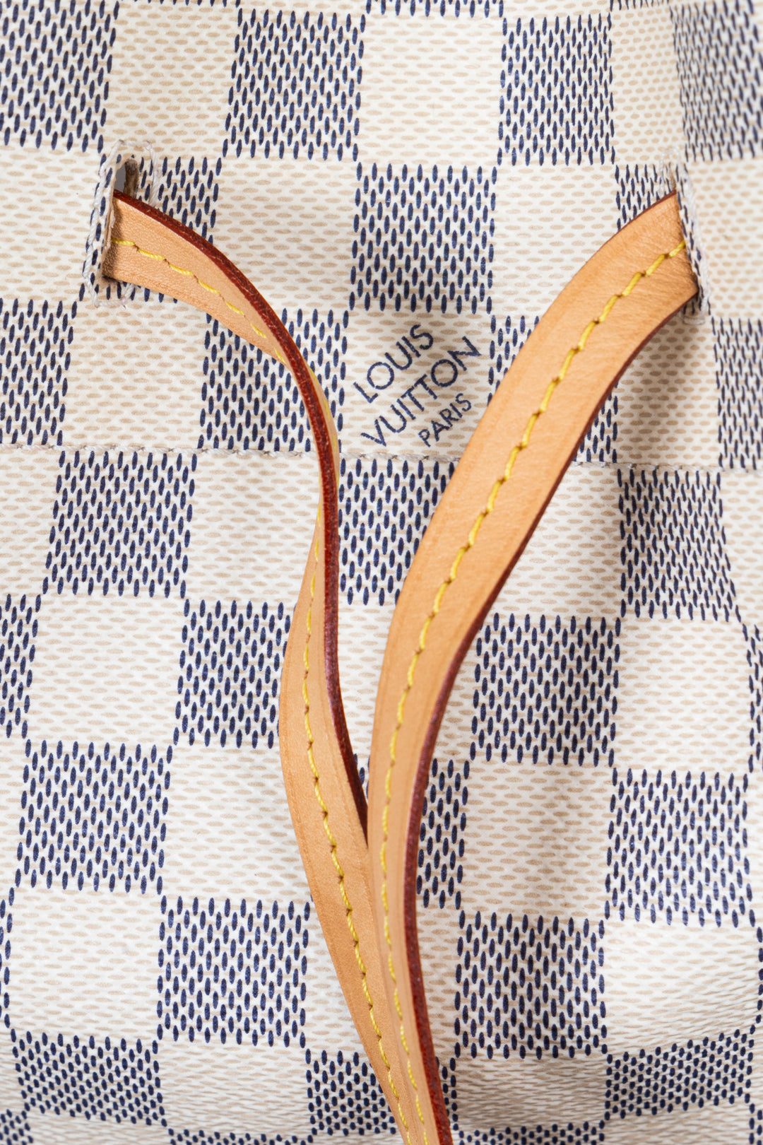 LOUIS VUITTON Girolata Shoulder Bag Damier Azur White