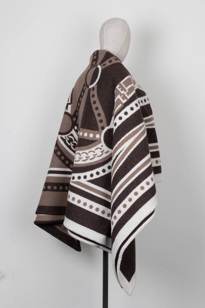 HERMÈS Blanket Grand Tralala Etoupe