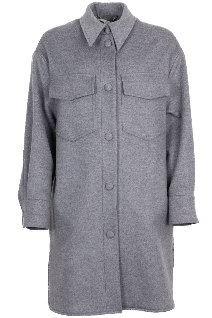 STELLA MCCARTNEY Kerry Coat Wool Grey