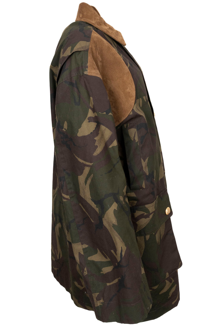 CELINE Camouflage Hunting Jacket Khaki