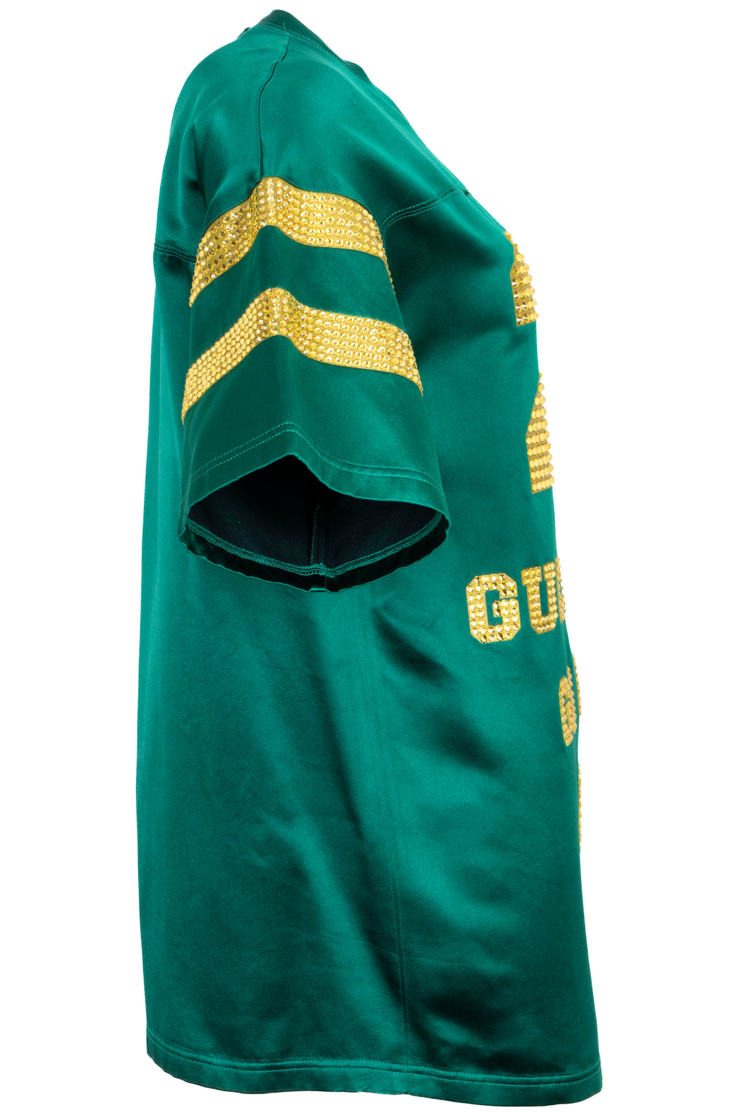 GUCCI 25 Tricot Shirt Silk Green