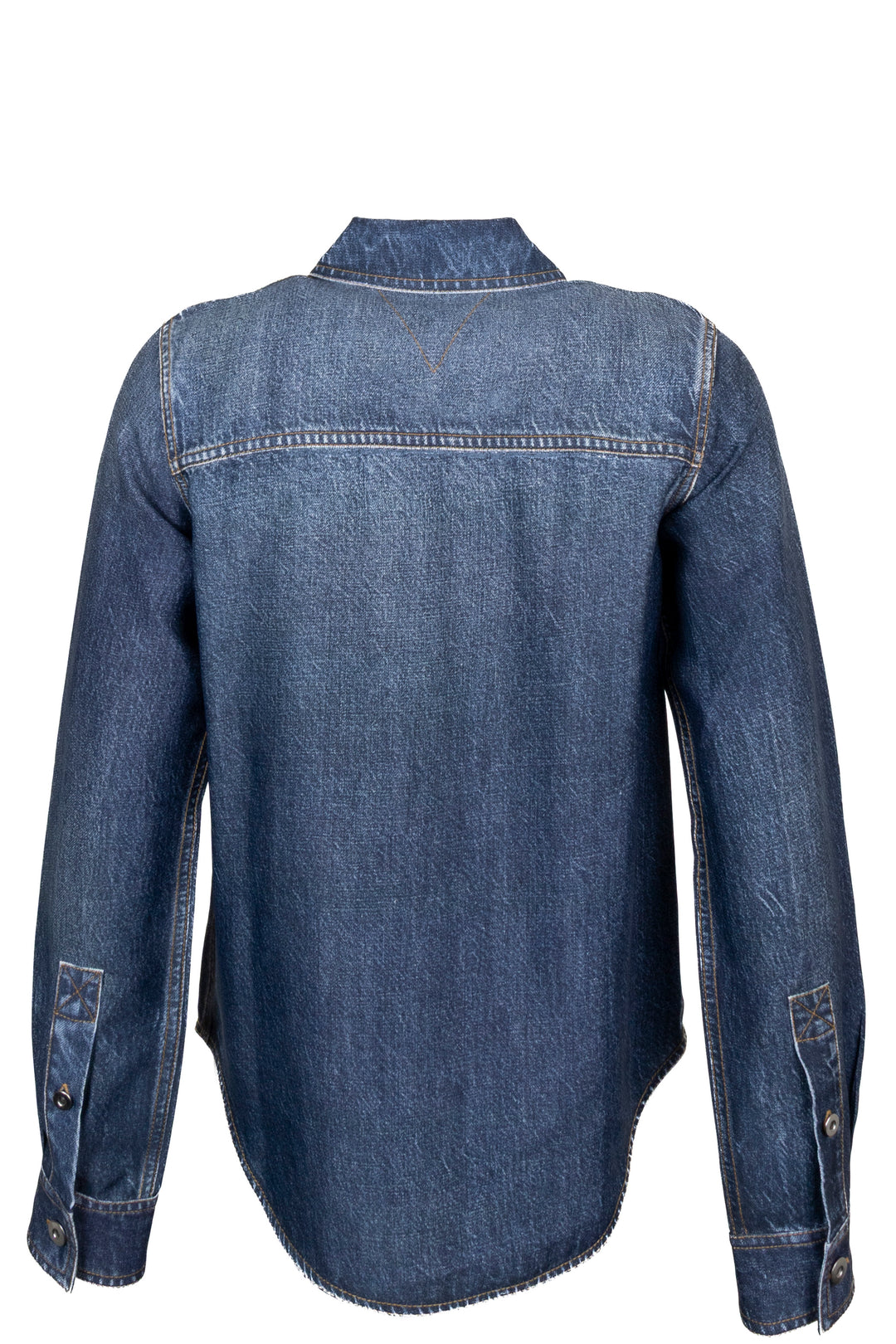 Chemise en denim optique BOTTEGA VENETA bleu foncé