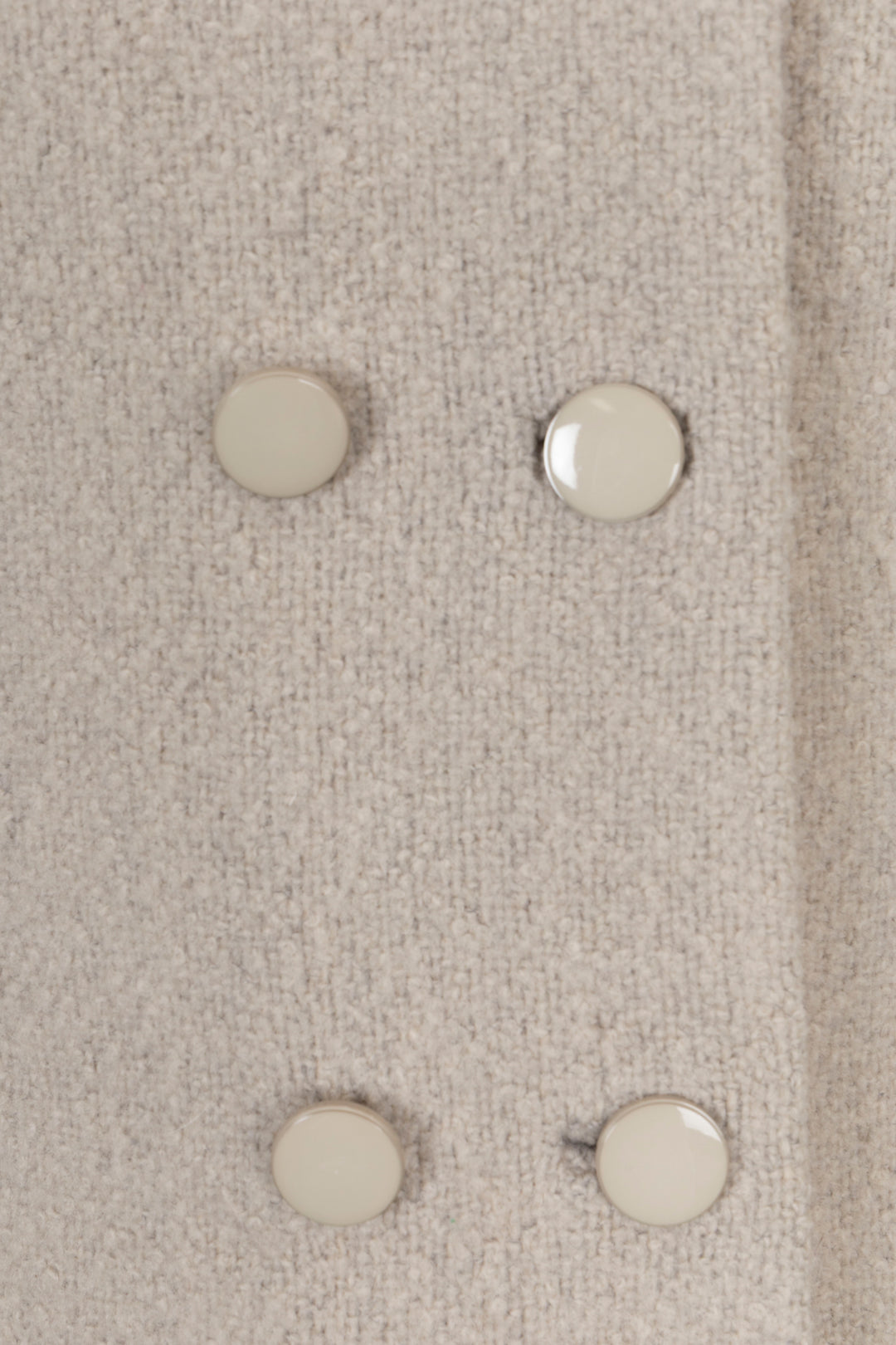 BALENCIAGA by Nicolas Ghesquière Cream Wool Bouclé Jacket